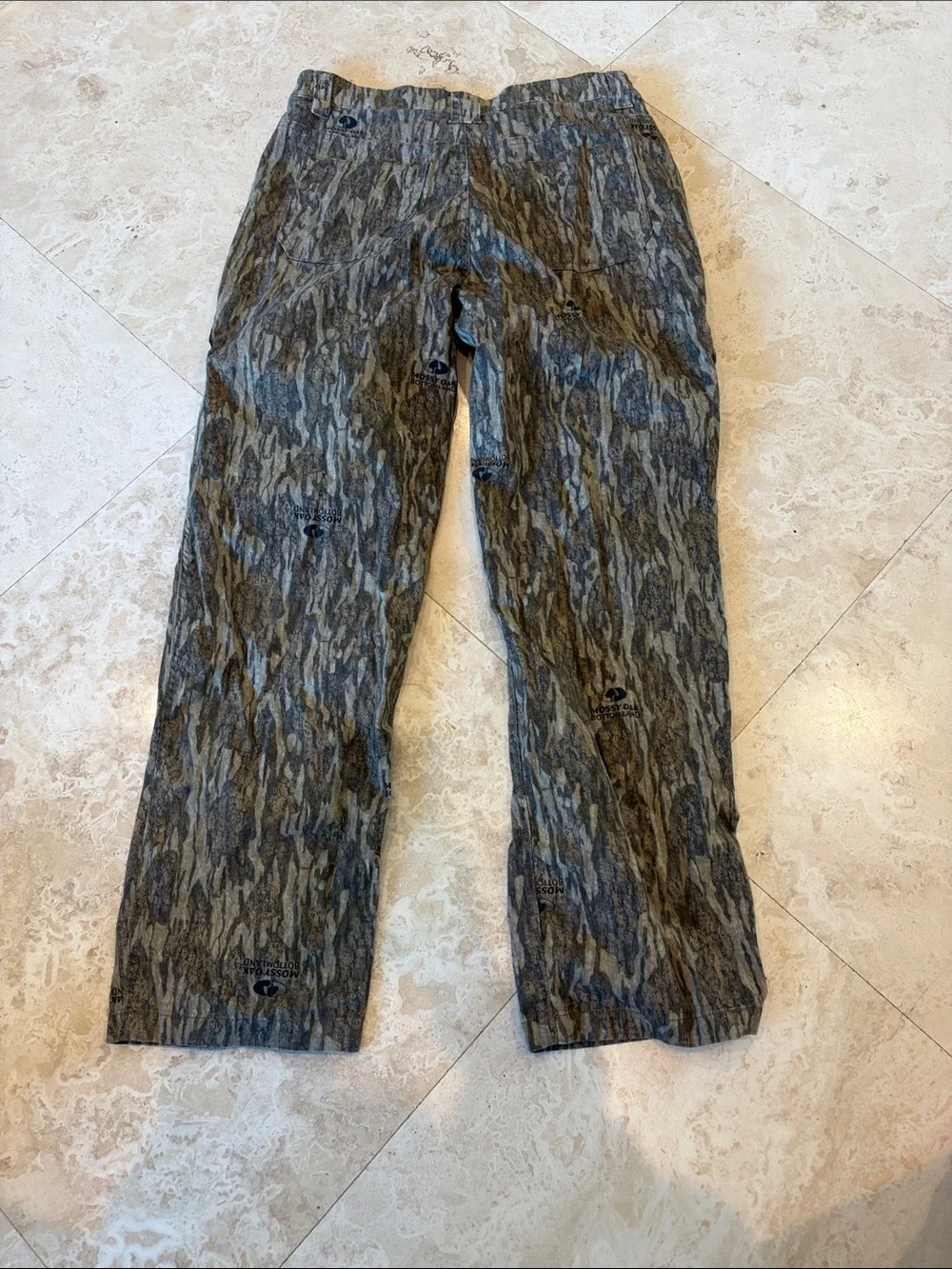 Mossy Oak Gray and Black Camouflage Cargo Pants